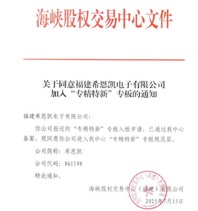 সিএনকে ইলেকট্রনিক্স সফলভাবে স্ট্রেট ইক্যুইটি এক্সচেঞ্জের 
